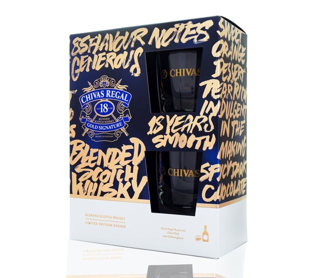 KIT CHIVAS REGAL 18 ANOS 750ML 